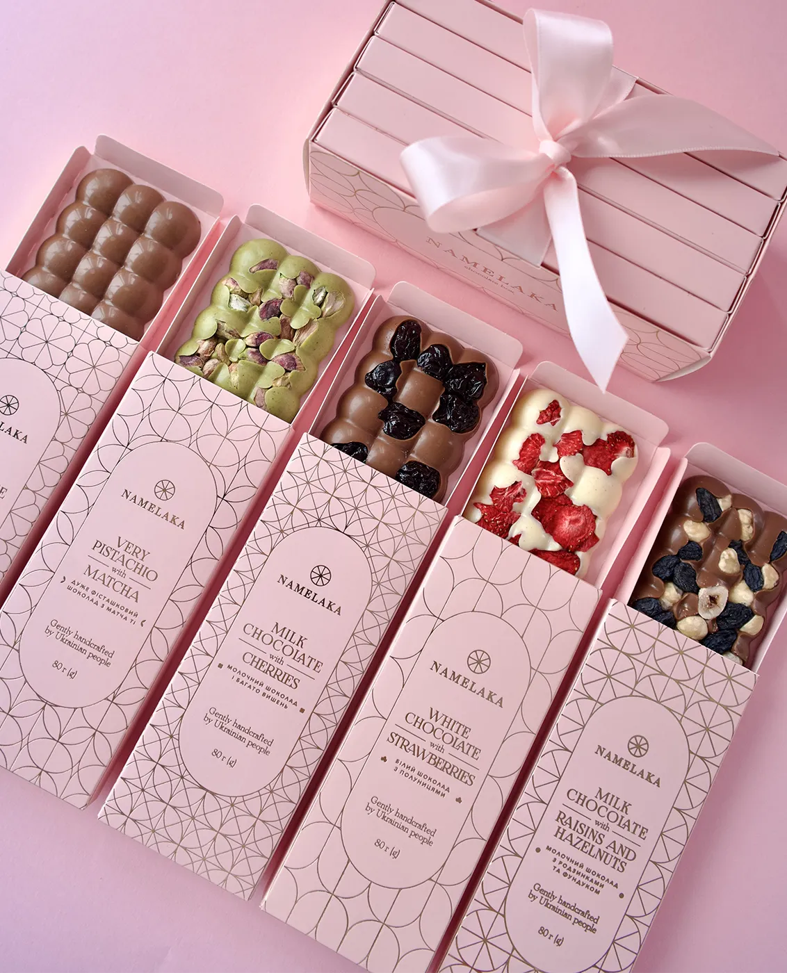 Набір намелачних шоколадок